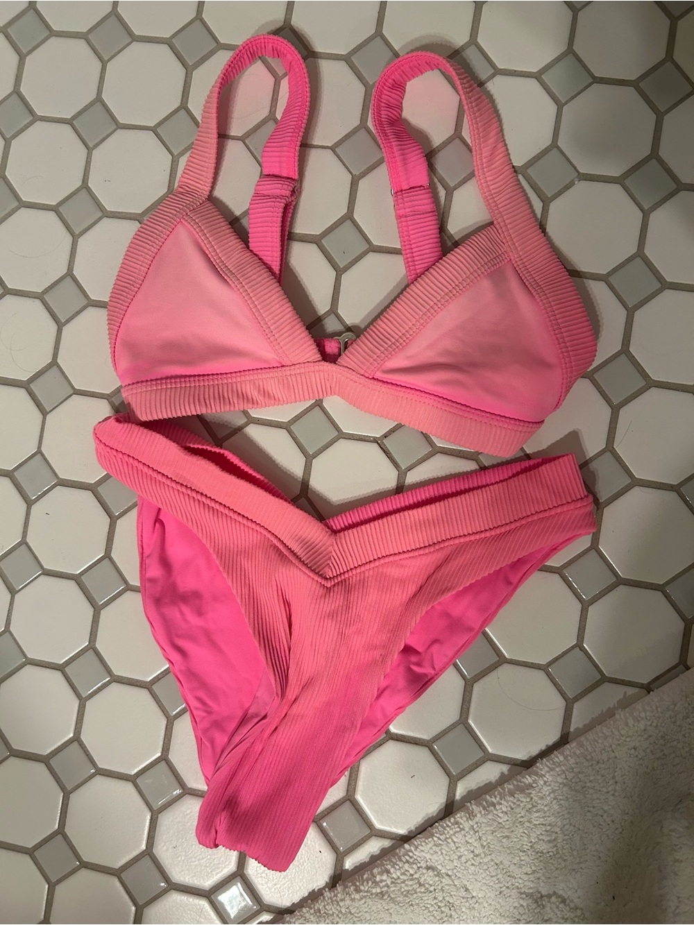BATHING SUIT BUNDLE - 3 pink bikinis